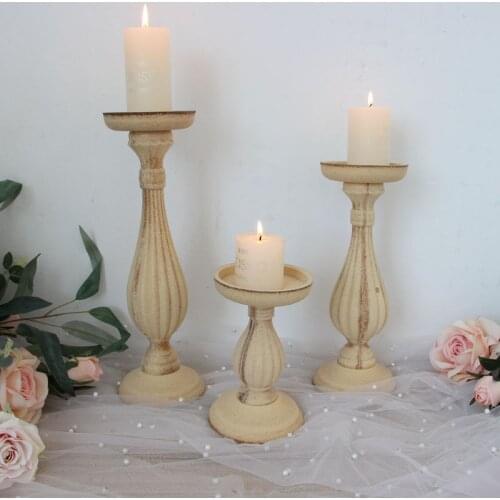 Original Wooden Candlestick Succulent Plant Pot Tray Candle Holder Table Desktop Decoration Rustic Wedding Holiday Decor