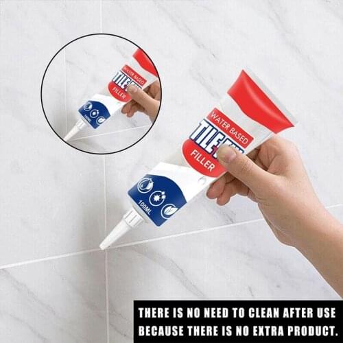 Tile Whitening Agent Beautiful Seaming Agent White Paste For Tile Ground Seaming Mildew proof Wall Gap Repair Cream