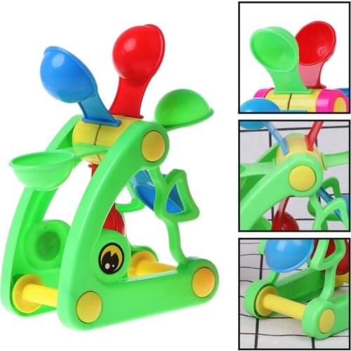 Windmill Waterwheel Bath Toy Play Sand Water Toys Pool Beach Kid Baby Toy Car New Kids Toy