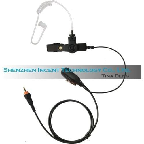 VOIONAIR 5pcs/lot Air Tube Earpiece Earphone Headset PTT Speaker Mic for Motorola CLP1010 CLP1040 CLP1060 CLP446