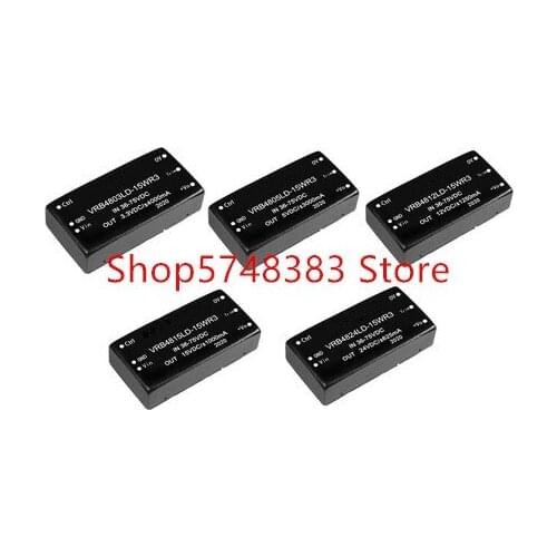VRB4805LD-15WR3 VRB4803LD-15WR3 VRB4815LD-15WR3 VRB4812LD-15WR3 VRB4824LD-15WR3 Wide voltage input 36-75v 15W power supply