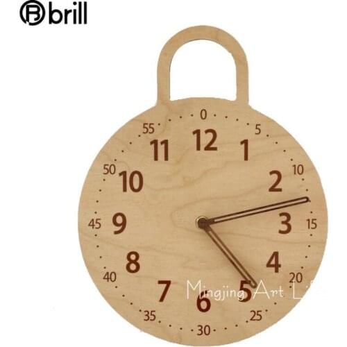 Japanese Wall Clock Creative Round Clocks Wall Home Decor Digital Fashion Simple Wall Watch Kids Room Reloj Pared Decorativo