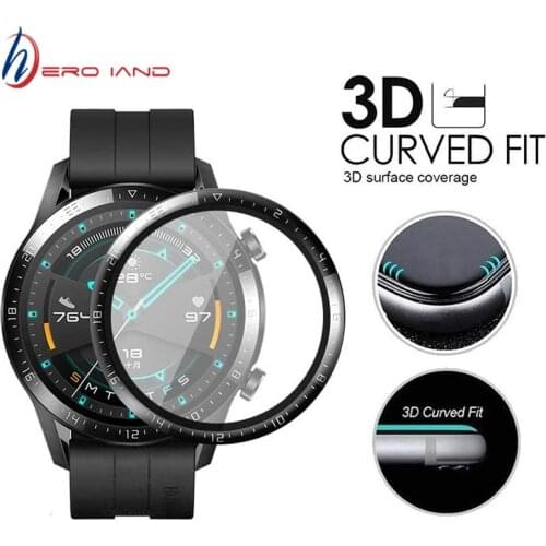 3D Soft Fiber Protective Film for Hauwei gt2e gt 2e 2 e smartwatch screen protector film for huawei watch gt2 46mm not glass