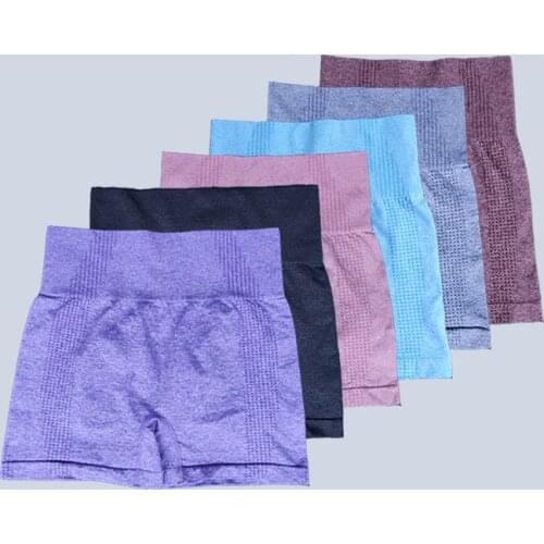 Women High Waist Seamless Yoga Shorts Gym Fitness Sports Leggings Scrunch Biker Shorts Women Spandex Workout Training Underwear