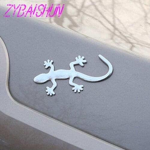 ZYBAISHUN 3D Gecko Car Badge Emblem Stickers for Nissan Teana X-Trail Qashqai Livina Sylphy Tiida Sunny March Murano Geniss