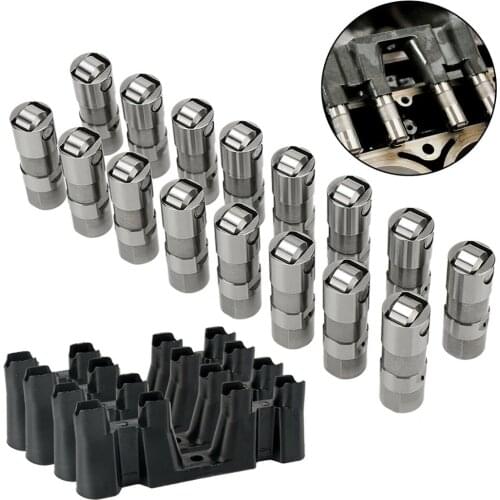 1PCS Hydraulic Roller Lifters Set High Performance Valve Lifter + 4 Guides Fit For Chevy LS1 LS2 LS3 L98 12499225