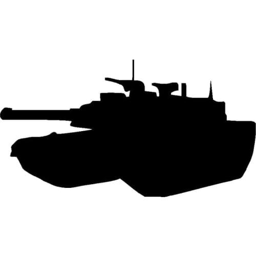 15.2*8.2CM Personality Army Tank War Sticker For Infantry Car Reflective Waterproof Vinyl Decals Black/Silver C7-1610