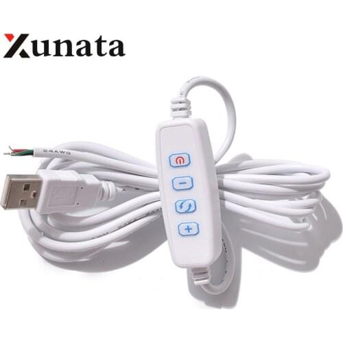 5V 2m Adapter Power Plug Waterproof Led Driver for Led Strip Dimmerable USB Connector Controller