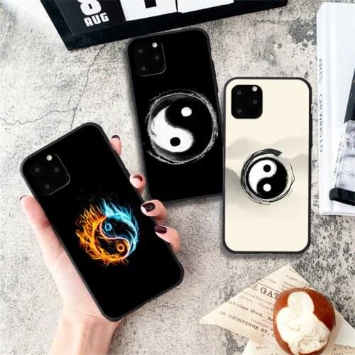Eight Diagrams Taiji Yin Yang Unique Design Phone Case for iPhone 11 12 Pro mini pro XS MAX 8 7 6 6S Plus X 5S SE 2020 XR
