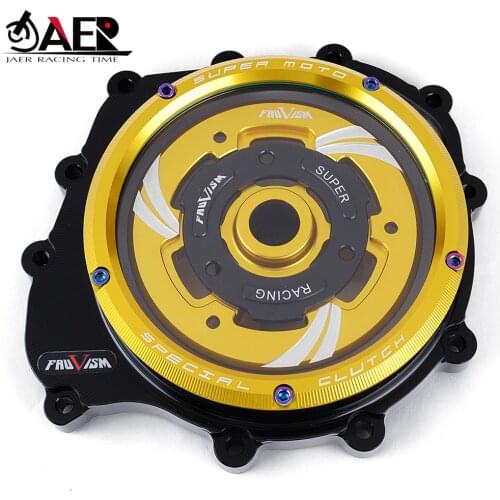 CNC Racing Clear Clutch Cover and Spring Retainer R for BMM F850GS F750GS F850 F750 GS F 850 750 GS 2018-2021 F900XR 2020-2021