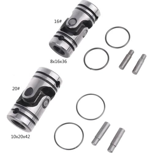 Diameter 16mm/20mm Universal Coupling Shaft Coupling Motor Connector DIY Steering Steel Universal Joint