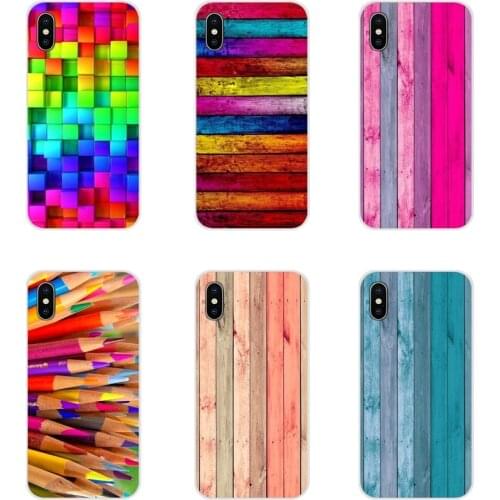 For Apple iPhone X XR XS 11Pro MAX 4S 5S 5C SE 6S 7 8 Plus ipod touch 5 6 Silicone Shell Case Rainbow Color Design Inspirational