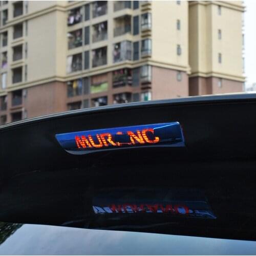 For nissan murano 2015 2016 2017 2018 2019 2020 2021 Car Brake Lights Decorative Cover High Mount Stop Lamp Stickers accessories