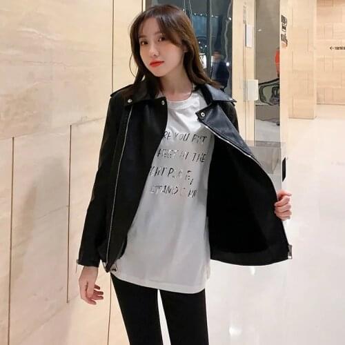 Huapang-Lsl Womens Fashion Leather Jackets