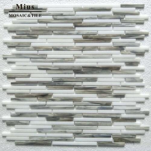 Fashion Tiffany strip glass mosaic tiles wall mosaic
