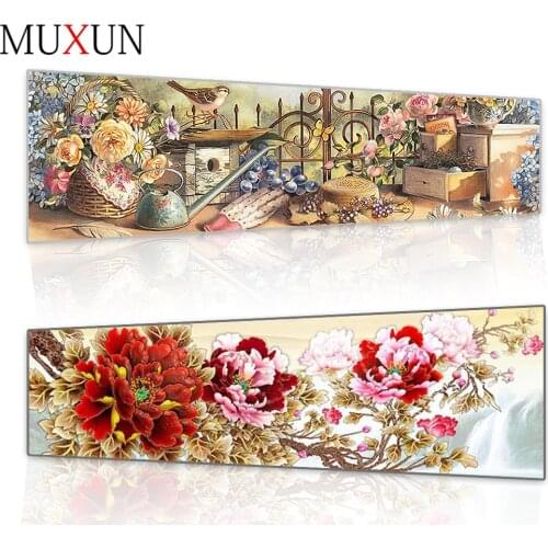 Muxun Diamond Mosaic Full Display Rhinestones Pictures Diamond Painting Rose Diamond Embroidery Flowers Hobbies And Crafts Sp245