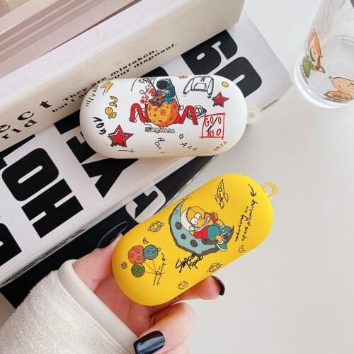 Cute Astronaut Soft Case for Huawei FreeBuds 3i Case for Honor Flypods 3 Bluetooth Earphones Protect Cover Headphone Box