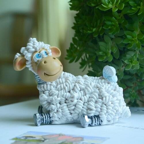 Sheep Model Farm Animals Action Figure Children Kids Dolls Toy Cute Figurine Toys Gift Home Decor Jouet Enfant Toys Set BK50SB