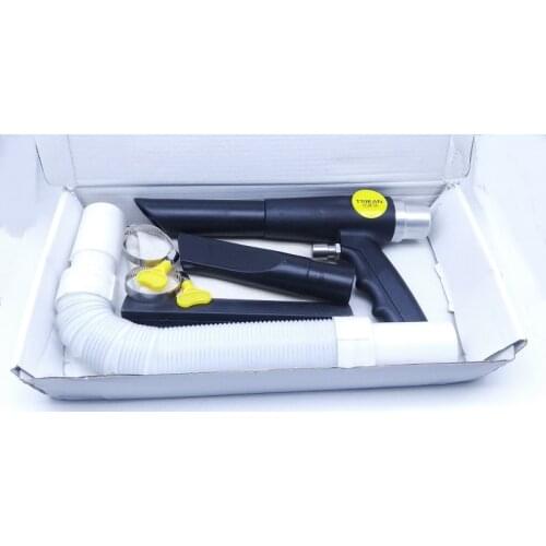 New 1pcs 2in1 Air vacuum cleaner gun Blowing gun with 2 Nozzle Pneumatic Tool
