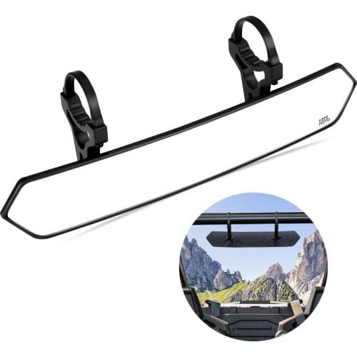 1.75" UTV Wide Rear View Mirror Racing Mirror for Polaris RZR Rangers 800 1000 XP 900 1000 for Yamaha Rhino Top for Honda