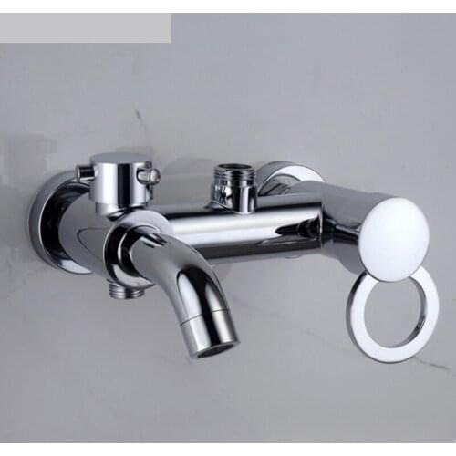 Bathroom Mixer Bath Tub Copper Mixing Control Valve Wall Mounted Shower Faucet concealed faucet