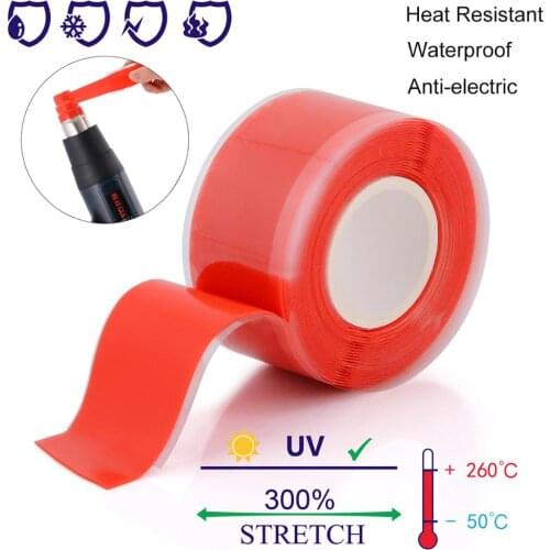 FOSHIO 100cm Hot Air Gun Heat Preservation Tape High Temperature Protector Car Vinyl Wrapping Tool Window Tint Multi Repair Tool