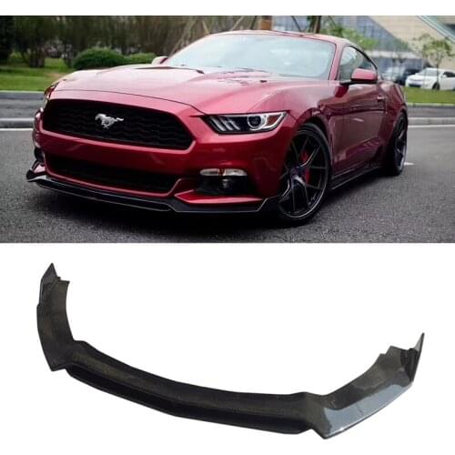 High quality carbon fiber front lip front shovel bumper cover for the 2015-2016-2017 Ford Mustang GT model