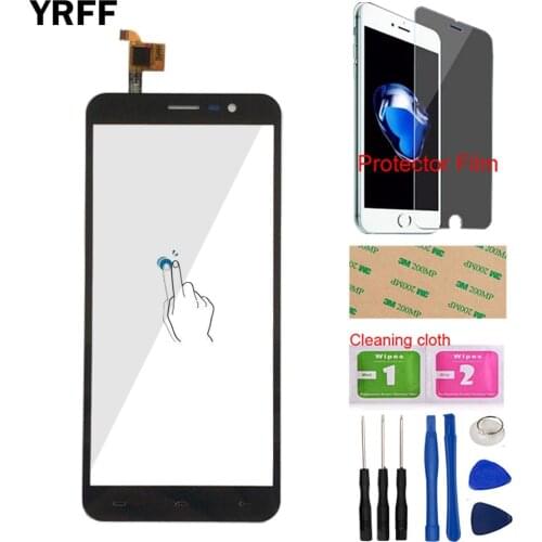 Mobile Touch Screen For Homtom S16 Touch Screen Front Glass Panel Touch Screen Tools Protector Film