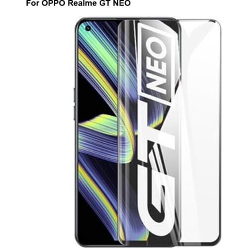 2PCs Ultra-Thin screen protector Tempered Glass For Oppo Realme GT Neo RMX3031 full Screen protective For Oppo RealmeGT