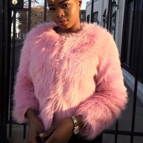 Autumn and Winter Coat Woman Fashion V-neck Woman Coat Red Pink Open Stitch Female Coat Plus Size