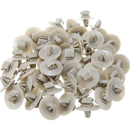 100Pcs Clips for Renault Kangoo Trafic Nissan Primastar Opel Vivaro Traffic Side Moulding Lower Protection Door Trim