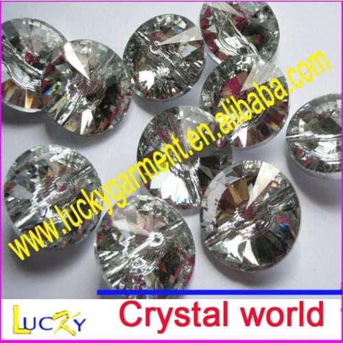 1000pcs 25mm fashion crystal button,sew on button,sew on crystal shine as austria rhinestone button 3015