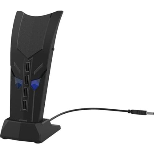 2Pcs PS5 USB Hub Extension High Speed Adapter Converter For PS4 Xboxone Xboxseries NS,Black