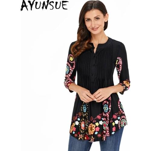 AYUNSUE Women's T-shirts With Print