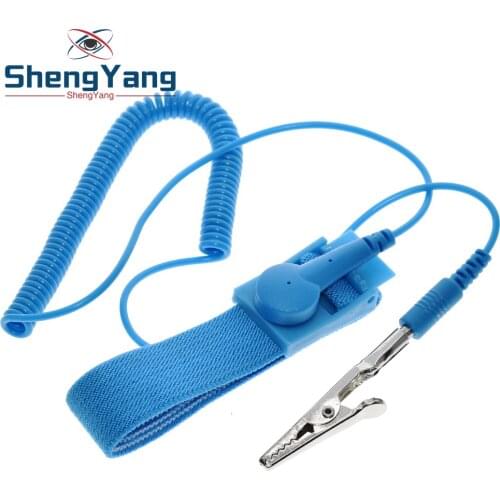 Cordless Wireless Clip Antistatic Anti Static ESD Wristband Wrist Strap Discharge Cables For Electrician IC PLCC worker