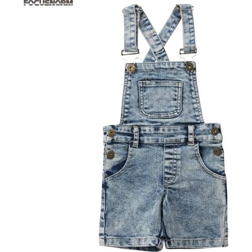 Deinm Toddler Kids Baby Girls Boys Bib Pants Overalls Suspenders Short Pant Outfit Clothes