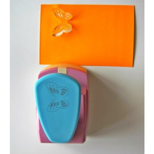 Large Butterfly 4.4-4.7cm Decorative Paper Embosser Machine Scrapbooking Punches Foam Craft Hole Punch For Kids Furador Puncher