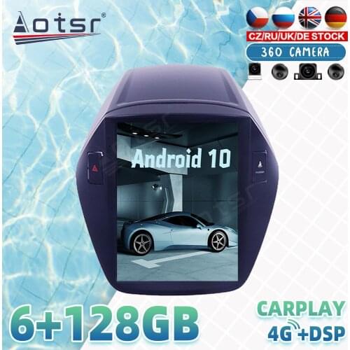 Tesla Screen For Hyundai IX35 2010-2015 Android Car Radio Player GPS Navigation 360 Camera Auto Stereo Multimedia Carplay 4G SIM