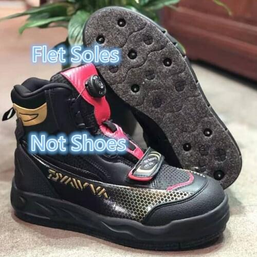 Daiwa Felt Soles Felt Spike Bottom Of Fishing Shoes ,a Pair of shoe Sole size 40-45