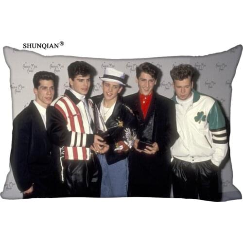 LUQI Valentines Day Gift cotton Pillow Cover New Kids on the Block NKOTB Decorative pillowcase Room Pillow Covers