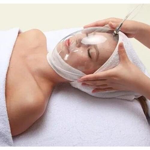 Oxygen Injector Full Face Mask For Face Skin Beauty SPA Transparent Whole Face Cover For Oxygen Injector Oxygen Concentrator