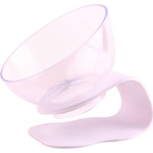 New creative lifting 15°C Slant Protect Cervical Spine Cute Design Cat bowl foldable plastic Bowl Pets Food Pot Bowl Drinking
