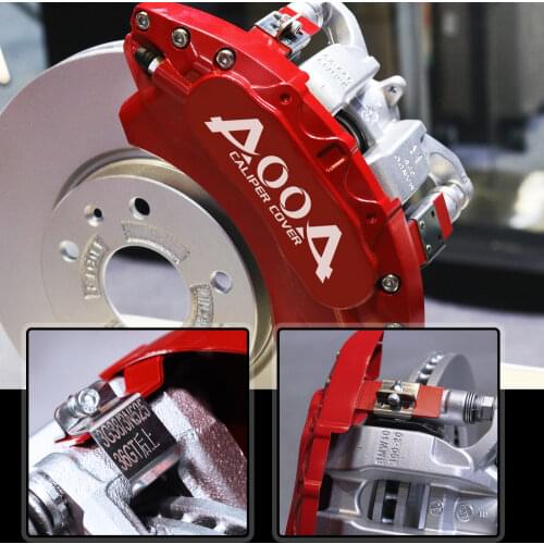 A set of 2020 New No Glue Non-plastic Car Caliper Cover For Honda Civic, Accord, CRV