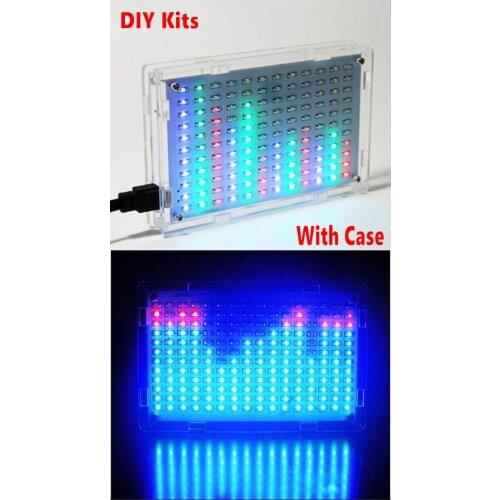 Diy kit LED Music spectrum Production suite spectrum level display Light cubic electronic training DIY Music spectrum kit