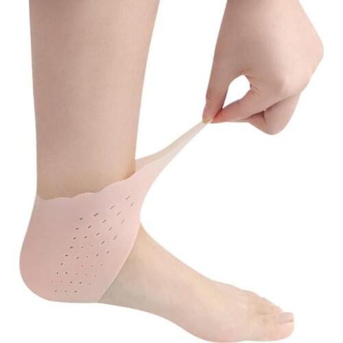 1Pair Feet Care Socks Silicone Moisturizing Gel Heel Socks Foot Skin Care Protectors Anti cracking Heel Protector Silicone Socks