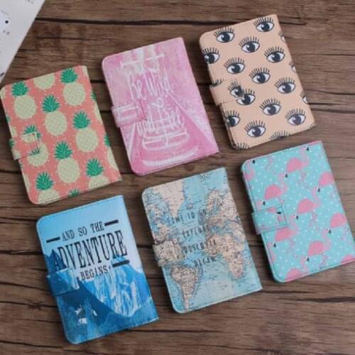 New Travel Accessories Top Quality World Map Passport Holder PU Leather Travel Passport Cover Case High Quality Card ID Holders