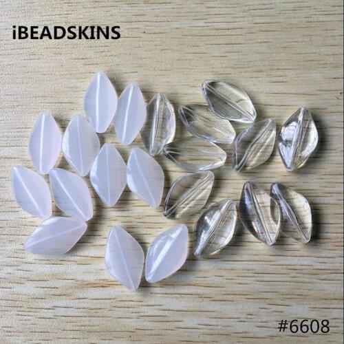 New arrival! 27x16mm 290pcs/lot Acrylic clear rhombus shape beads for jewelry necklace making(As shown)#6608