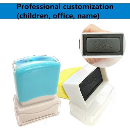 Childrens name seal waterproof not faded kindergarten clothing seal photosensitive seal order Custom LOGO Office name making