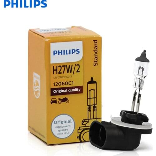 Philips Vision 881 H27W/2 PGJ13 12060C1 12V 27W +30% More Bright Original Car Fog Lamp OEM Halogen Auto Headlight (Single)