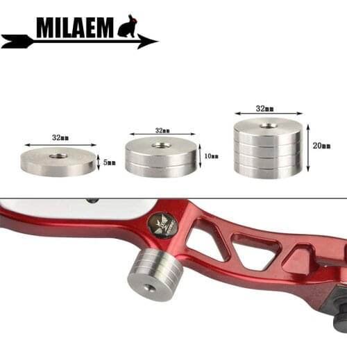 1pc Archery Stabilizer Counterweight 5/16 Thread Recurve Bow Balance Shock Absorber Spare Weight Shooting Hunting Accessories